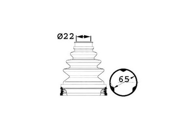 Набор защита шарнир sasic 1603230 29571 фото №1