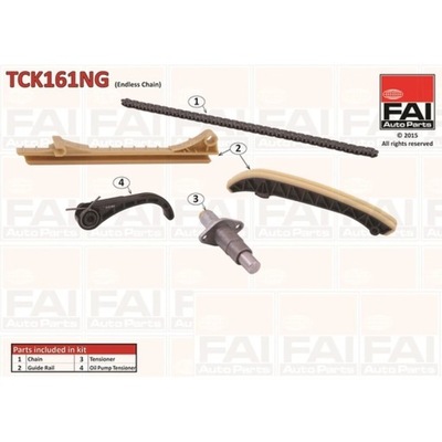 КОМПЛЕКТ ЦЕПИ ГРМ FAI AUTOPARTS TCK161NG