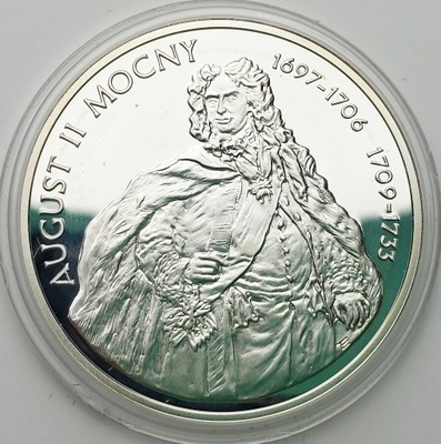 10 złotych - August II Mocny - półpostać - 2005