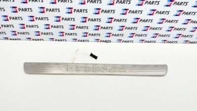 Mercedes w117 w246 накладка накладка порога  ліва підсвічена led a2466805300 фото №1