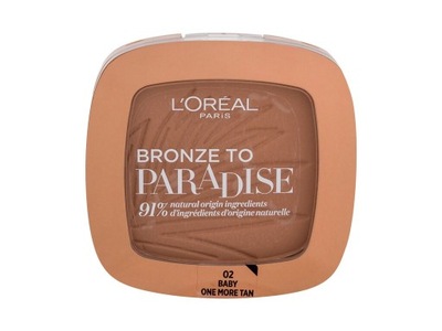 L'Oréal Paris Bronze To Paradise Bronzer 02 Baby One More Tan 9 g