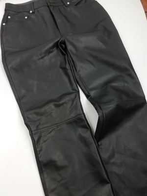 Spodnie czarne skóropodobne rozmiar 42