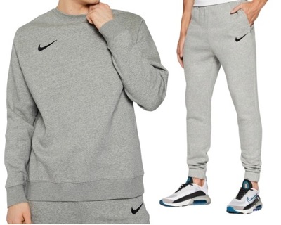 NIKE Dres Męski Komplet Bluza Spodnie JOGGERY Bawełna r. L