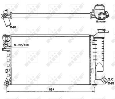 AUŠINTUVAS VANDENS NRF 58183 