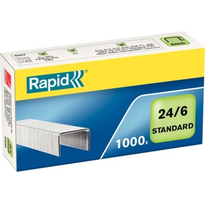 Zszywki 24/6 Standard 1000 sztuk 24855600 RAPID