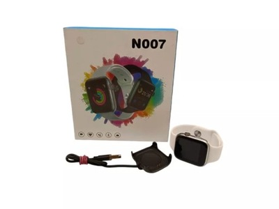 SMARTWATCH N007 BIAŁY PASEK ANDROID IOS