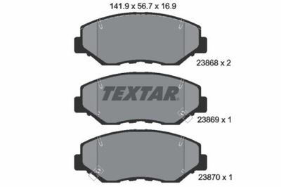 TEXTAR 2386801 PADS BRAKE  