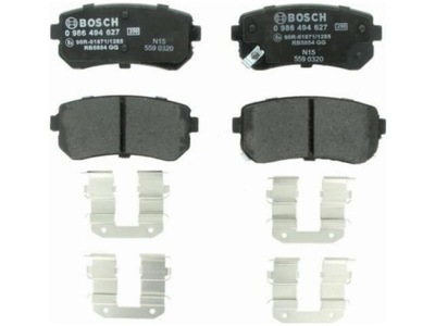 Тормозные колодки задняя hyundai sonata vi mk6 2.0 2.4 10-13 фото №1