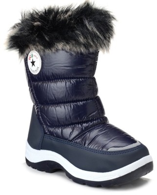Śniegowce buty dziecięce zimowe WOJTYŁKO 21034 24