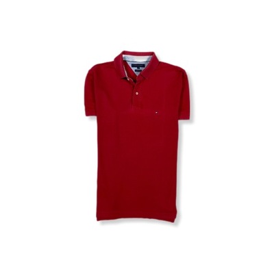 Tommy Hilfiger polo męskie red regular fit logo XL