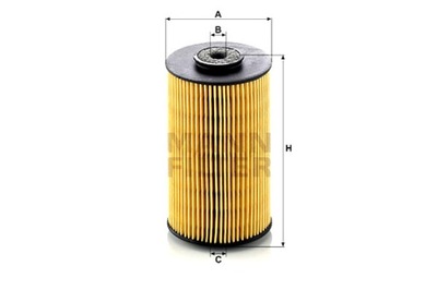 MANN-FILTER FILTRO COMBUSTIBLES MAN 252 272 EL 202.EL 222 EL 202.EL 262  