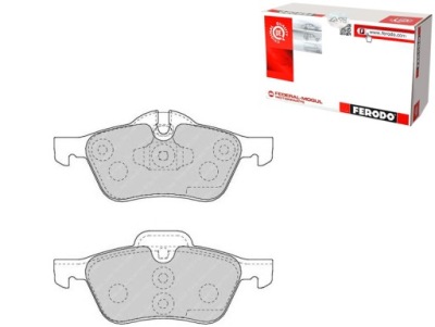 PLAQUETTES FREIN AVEC AVEC SERRURE MINI (R50 R53) (R52) 