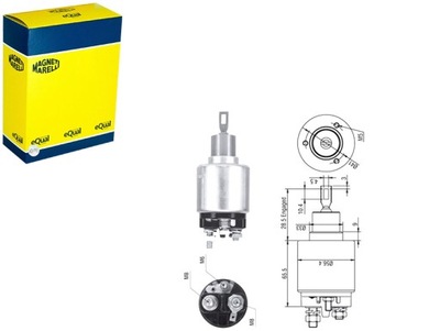 CONMUTADOR ELECTROMAGNÉTICO ARRANCADOR MAGNETI MARELLI  