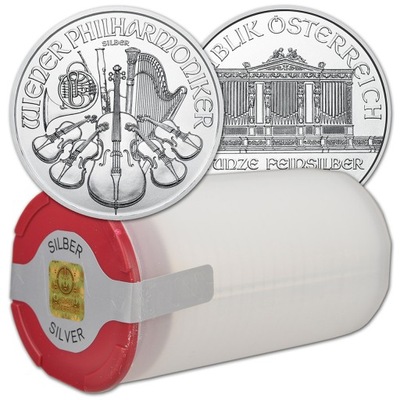 Zestaw 20 srebrnych monet Wiedeńscy Filharmonicy, 1 oz, 2012