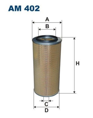 FILTRAS POW.DB OM 427H/HA,OM 447H 