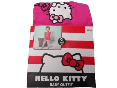 Komplet Hello Kitty 50 różowy