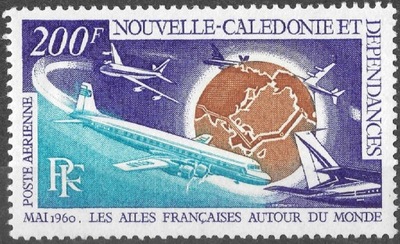 Nowa Kaledonia - samolot* (1970) YT 112