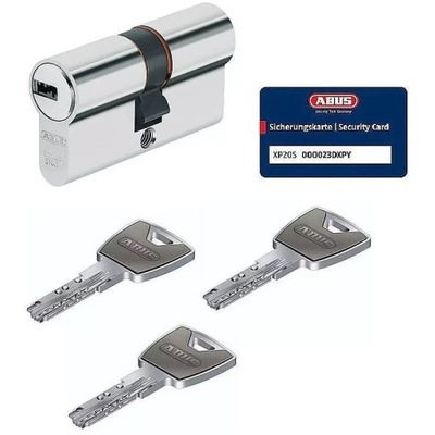 ABUS Cylinder profilowy XP20SN 30/30 z kartą bezpieczeństwa i 3 kluczami