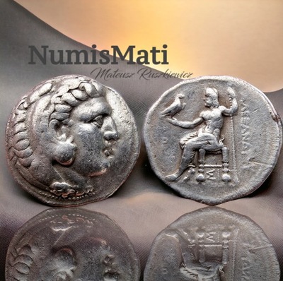 NumisMATI WS363 Tetradrachma Aleksander lll Wielki 336-323 16.9g/27mm