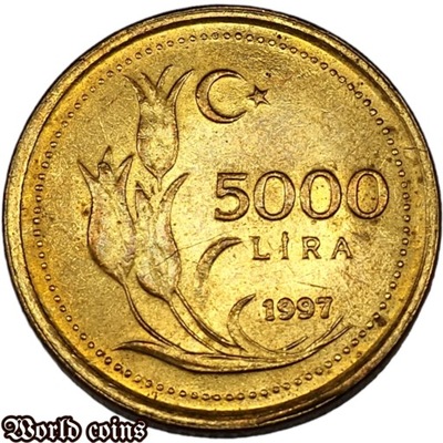 5000 LIRA 1997 TURCJA