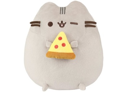 PUSHEEN MASKOTKA Pluszowy Kotek z Kawałkiem Pizzy Przytulanka PIZZA