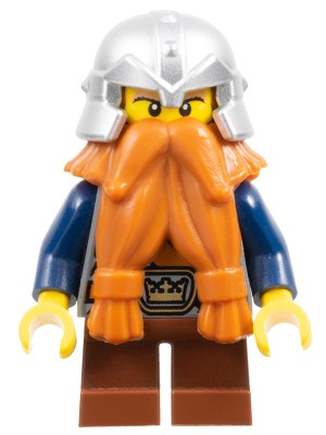 Lego minifigurka cas377 Dwarf set 7048