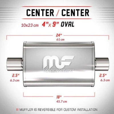 ГЛУШИТЕЛЬ MAGNAFLOW 4X9 2.5