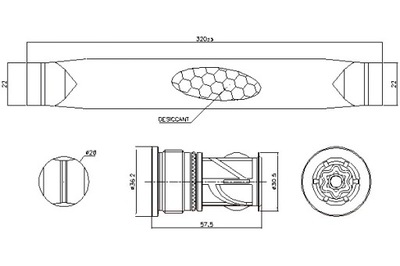 NISSENS SAUSINTUVAS KONDICIONAVIMO FORD C-MAX II FOCUS III GRAND C-MAX 