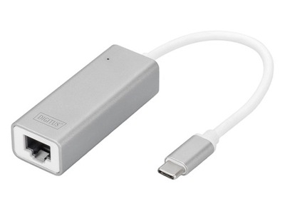 Karta sieciowa USB-C-LAN Gigabit Ethernet 10/100/1000Mb/s DIGITUS