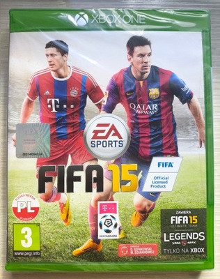 FIFA 15 XBOX ONE Pudełko Wydanie PL Nowa Folia