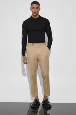 BOOHOOMAN SPODNIE TYPU CHINOS W32