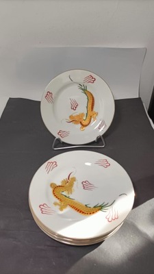 Japońskie porcelanowe talerzyki Manna smok 41