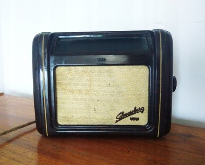 STARE RADIO BAKELITOWE lampowe Schwarzburg 87553GWU 1953r