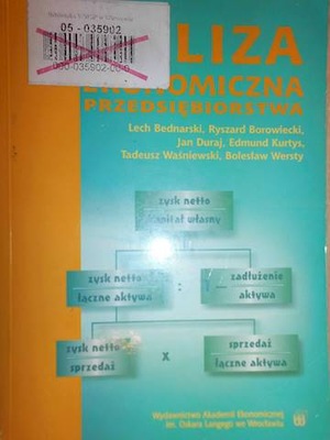 Analiza ekonomiczna przedsiębiorstwa - Duraj