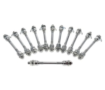 OŚ ROWEROWA PRZEDNIEGO KOŁA 10mm PRZÓD ATB 12 szt.