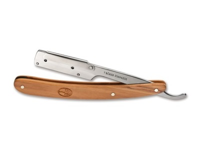 Brzytwa Böker Pro Barberette Olive Wood