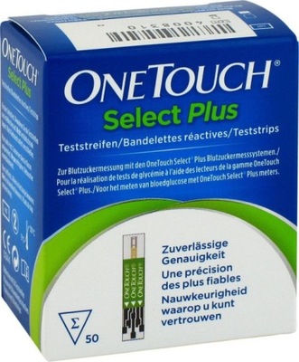 One Touch Select Plus Paski testowe, 50 sztuk