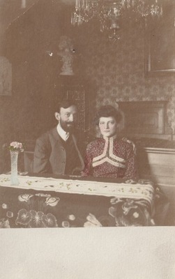 Secesyjny obrus - ok. 1910