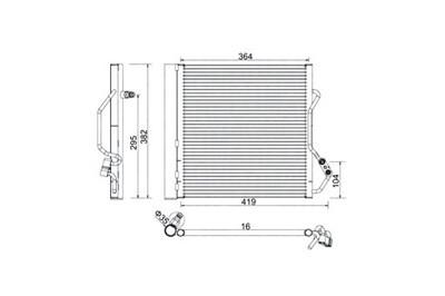 MAGNETI MARELLI CONDENSADOR SMART DESCAPOTABLE 4500.6 450.432  