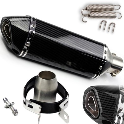 SILENCER FOR MOTORCYCLE UNIVERSAL EXHAUSTION SPORTS TYPE SUBWOOFER DB KILLER CARBON  