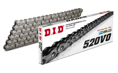 DID 520V-108 CHAIN DRIVING (108 OGNIW) O-RING (OPEN + ZAPINKA)  