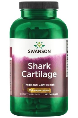SWANSON CHRZĄSTKA REKINA 750mg Shark Cartilage 250