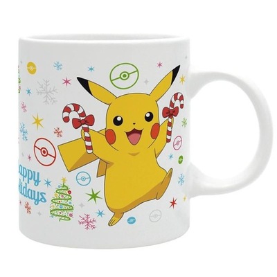 Kubek Pokemon - Pikachu - Wesłoych Świąt - ABS / POKEMON Mug - Pikachu Chri