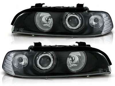 ФОНАРИ BMW E39 95-03R RINGI ANGEL EYES H7/H7 BLACK