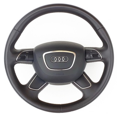 AUDI A4 A6 B8 VOLANTE CUERO TIPO DEPORTIVO MULTI BOLSA AIRBAG  