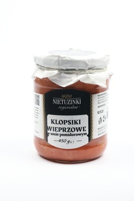 Klopsiki wieprzowe w sosie pomidorym Nietuzinki