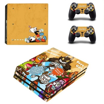 Cuphead PS4 Pro Naklejki Play station 4