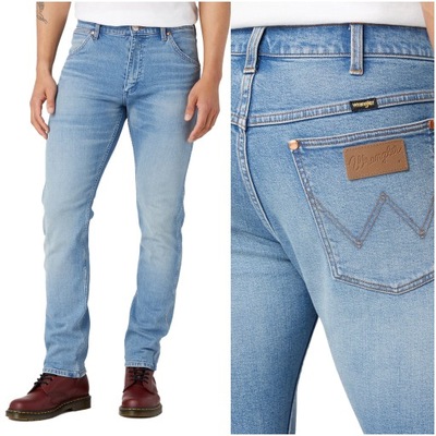 Męskie spodnie jeansowe dopasowane Wrangler 11MWZ W32 L30