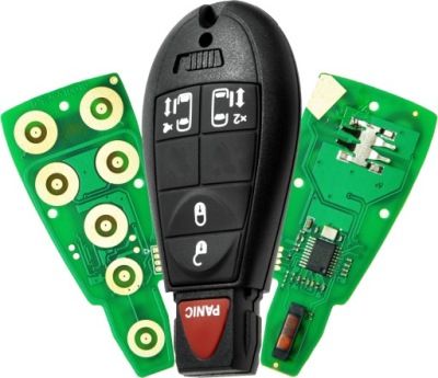 Chrysler jeep dodge ram ключ-брелок ключ pilot 433mhz фото №1