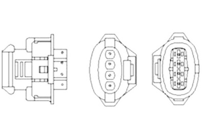 MAGNETI MARELLI ЗОНДА ЛЯМБДА OPEL SIGNUM VECTRA C VECTRA C GTS 2.2 фото